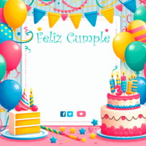 Mejor plantilla de cumpleaños para compartir