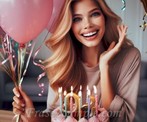 Felicitación alegre para celebrar la llegada a la mayoría de edad