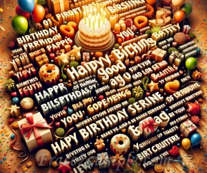 Felicitación de cumpleaños con frases emotivas