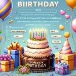 Imagen con diferentes frases y mensajes de cumpleaños para tu cuñada