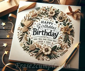 Imagen con palabras de felicitación para Álvaro en su cumpleaños