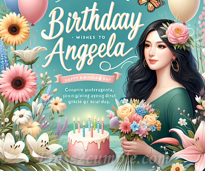 Felicitación de cumpleaños para Ángela: ideas originales y emotivas para expresar tus buenos deseos en su día especial