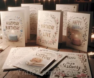 Imagen de una colección de frases de cumpleaños para hermanos mayores