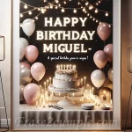 Feliz cumpleaños Miguel: ¡Una frase especial para celebrar tu día de una manera única!