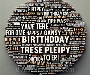 Imagen con una selección de frases de cumpleaños variadas para felicitar a Tere