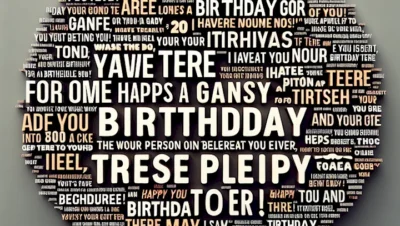 Imagen con una selección de frases de cumpleaños variadas para felicitar a Tere