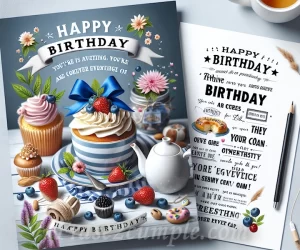 Felicitación de cumpleaños con frases originales y creativas