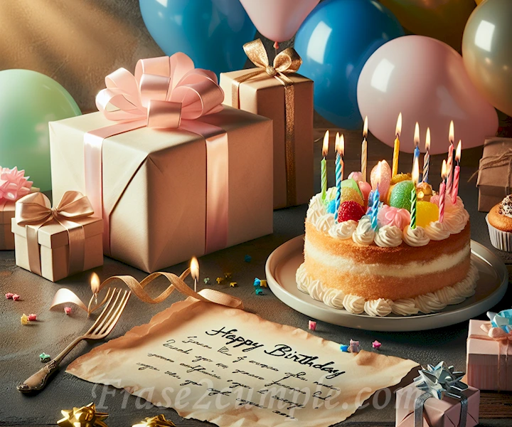 Imágenes y frases de cumpleaños emotivas para sorprender a esa persona especial en su día.