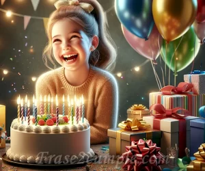 Felicidades a mi nieta en su cumpleaños