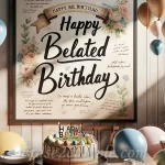 Frases de cumpleaños atrasadas para enviar tus mejores deseos